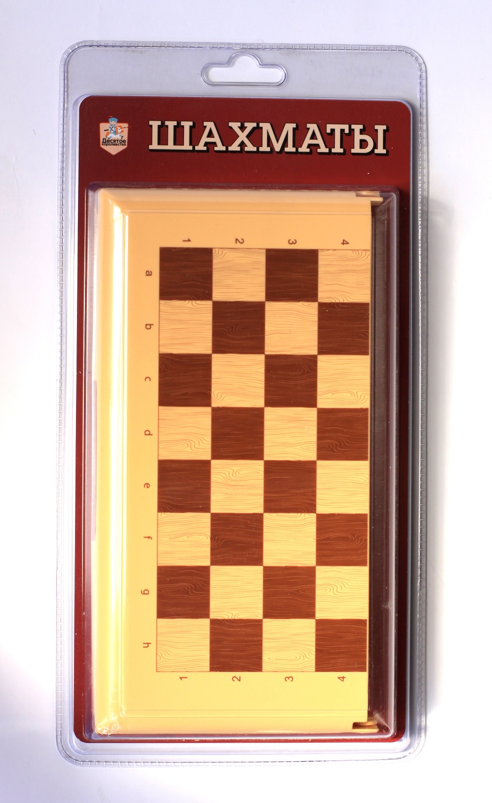 Игра настольная "Шахматы" (мал, беж) блистер